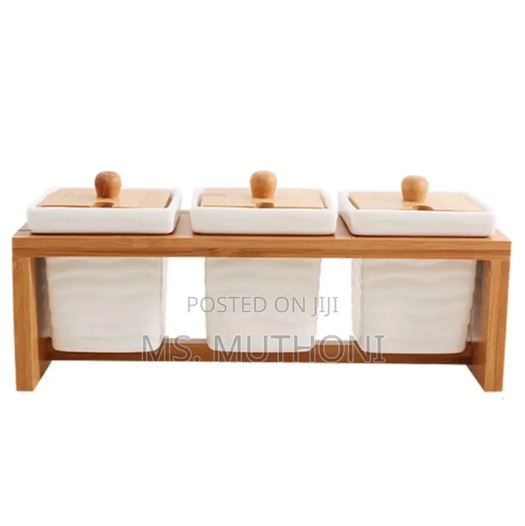 3pcs Ceramic Canister Set.