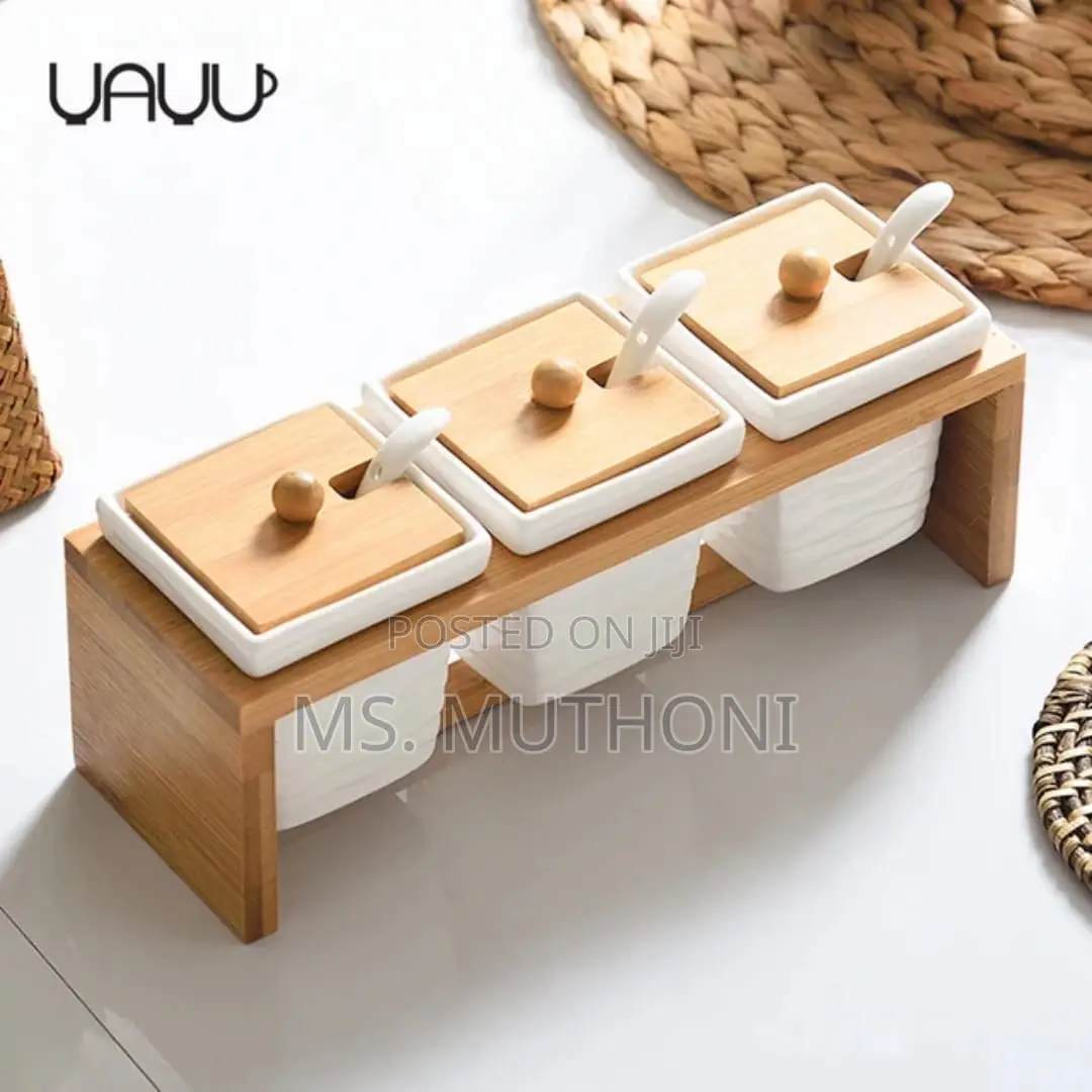 3pcs Ceramic Canister Set.
