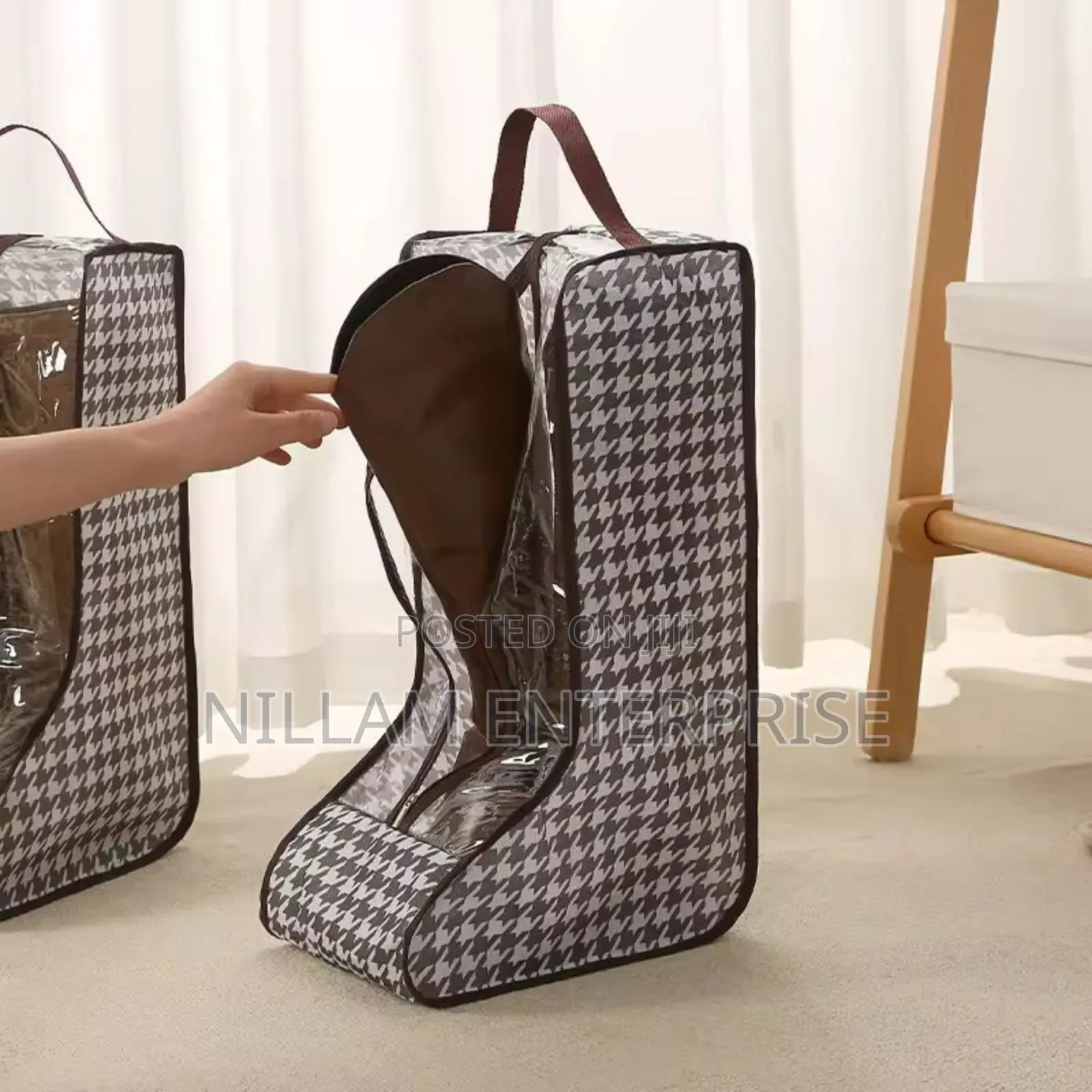 4pcs Boot / Shoes Storage Bag Set With Handles