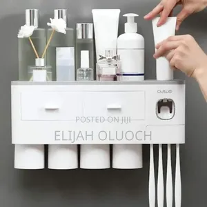Automatic Toothpaste Dispenser With 4 Cups