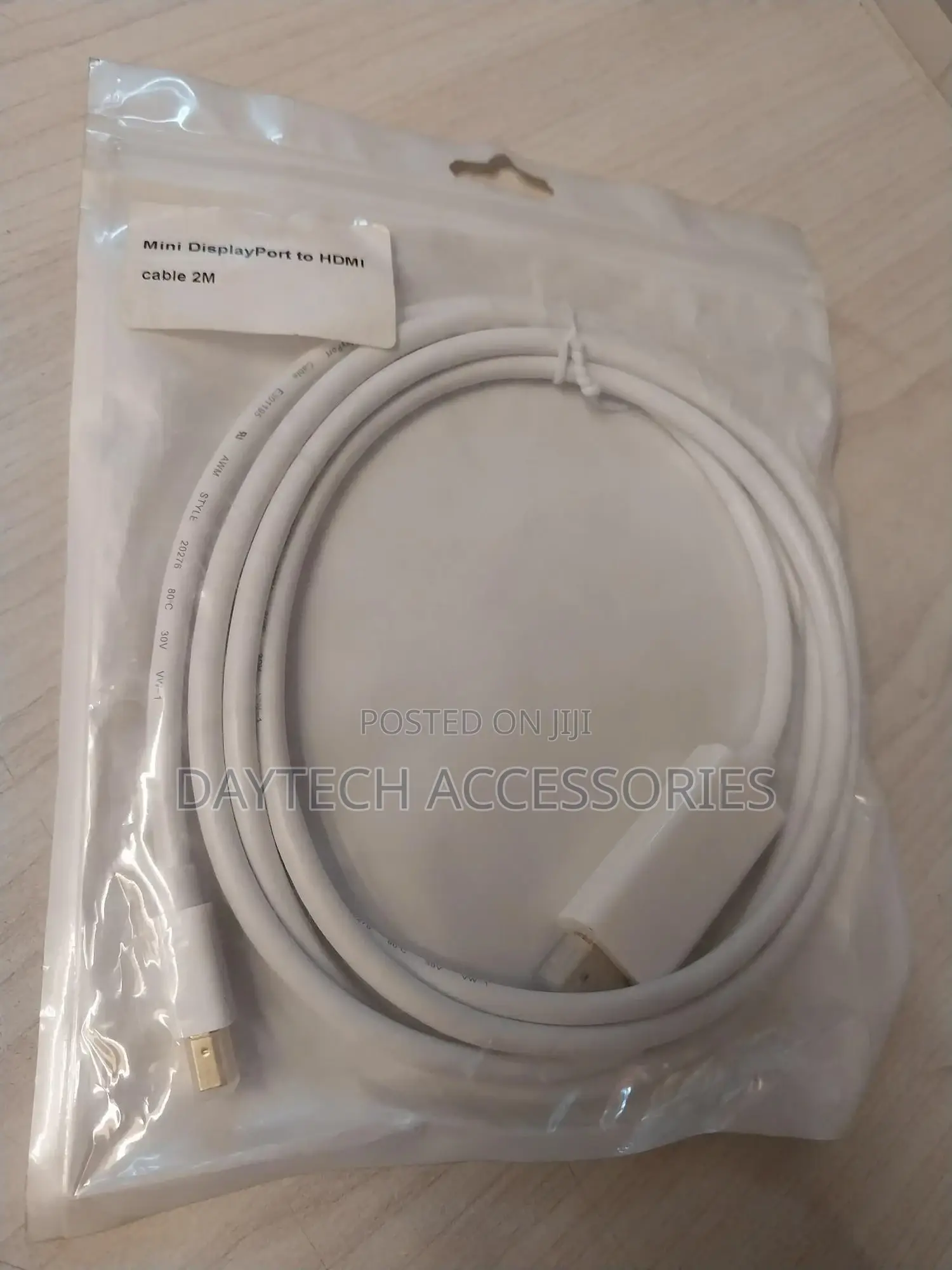 6.6ft (2m) Mini Displayport to Hdmi Cable - 30hz Video -