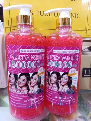 Glutter White Strawberry Shower Gel