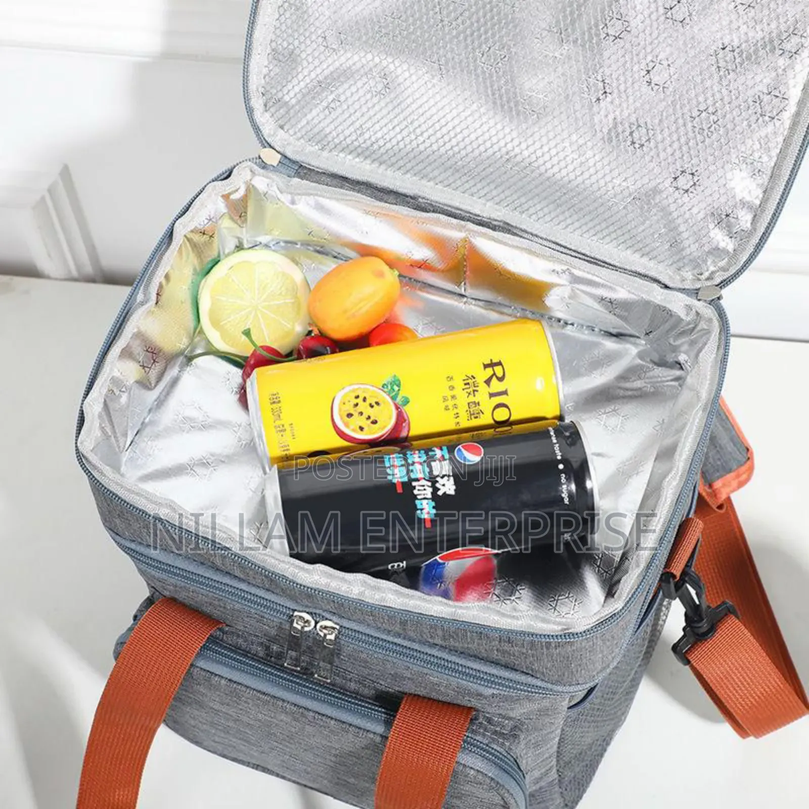 Double Compartment (15L) Insulated Lunch Bag