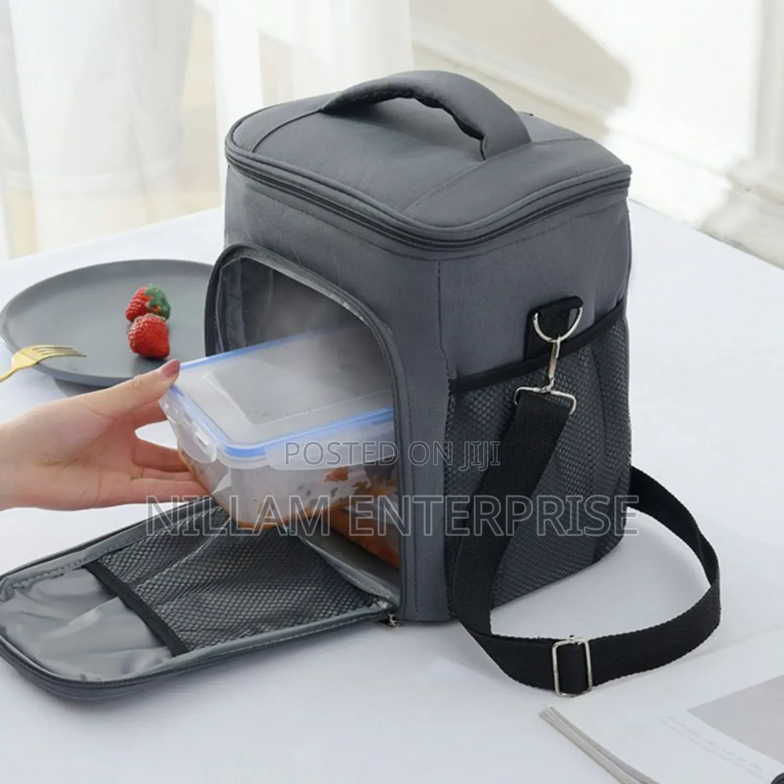 Premium 2 Compartment Insulated Lunch Bag