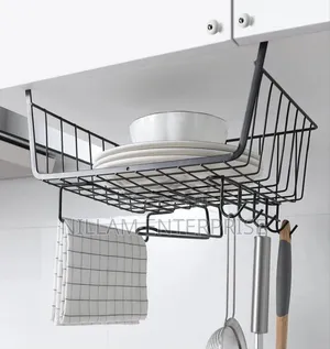 Metallic Under Shelf Rack