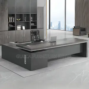 Office Tables:180cm L-Shaped Flexible Executive Office Table