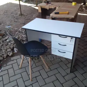 Black Eames Chair Plus Office Desk