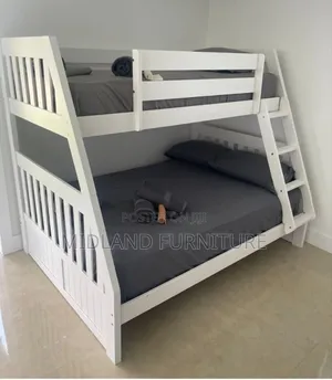 White Hardwood Double Decker