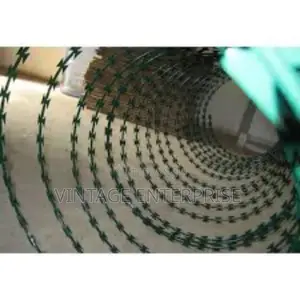 Razor Wire Galvanized 10mm Green Razor Wire