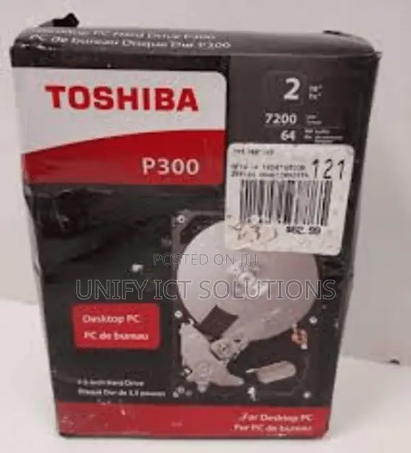 Toshiba P300 2TB 7200RPM 64MB 3.5" Hard Disk