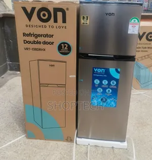 Von VRT-138drhx Double Door Refrigerator