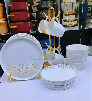 24pc Dinner Set White Dinner Set