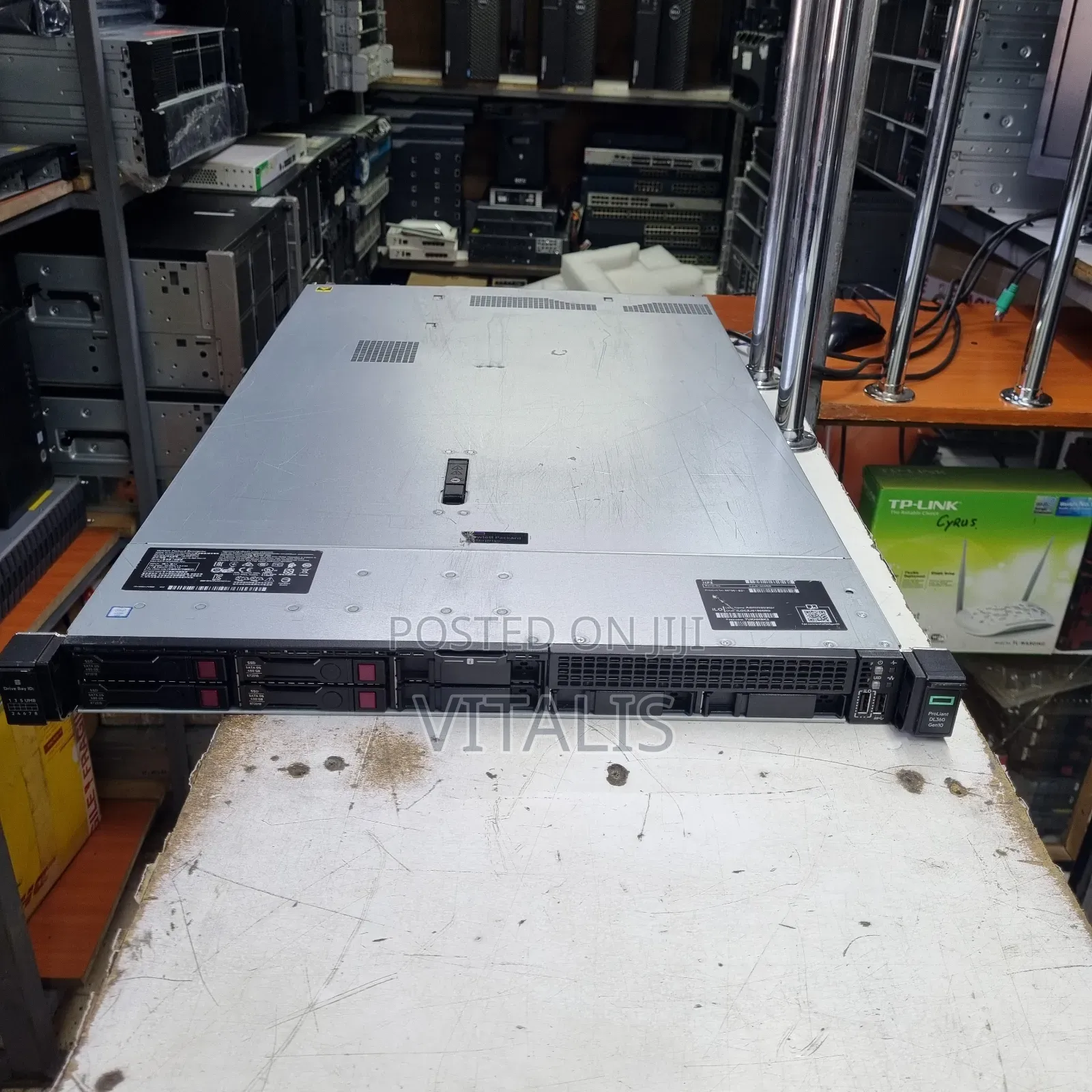 Server HP ProLiant DL360 Gen10 64GB Intel Xeon SSD 1.5T
