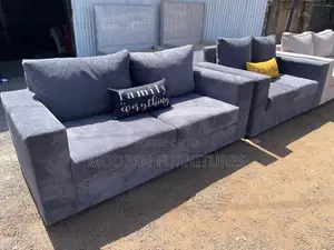 Modern Dark Grey 5 Seater Sofa