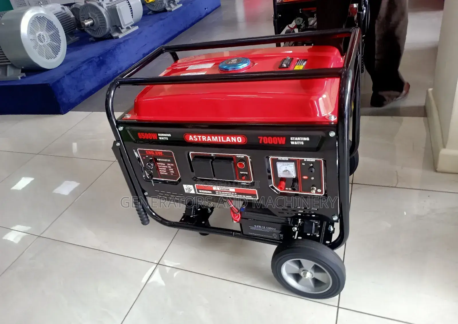 Generator Rated Output 6.5kva