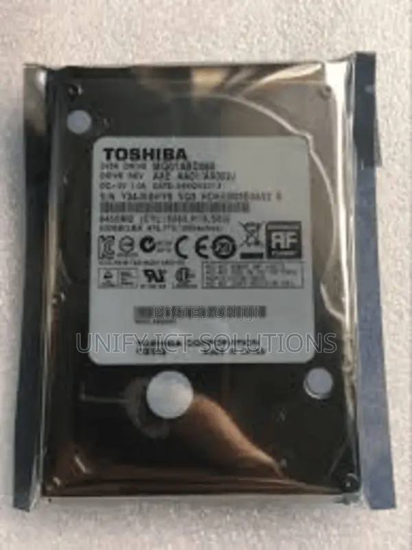 500 GB Toshiba SATA Laptop Hard Drive (HDD)