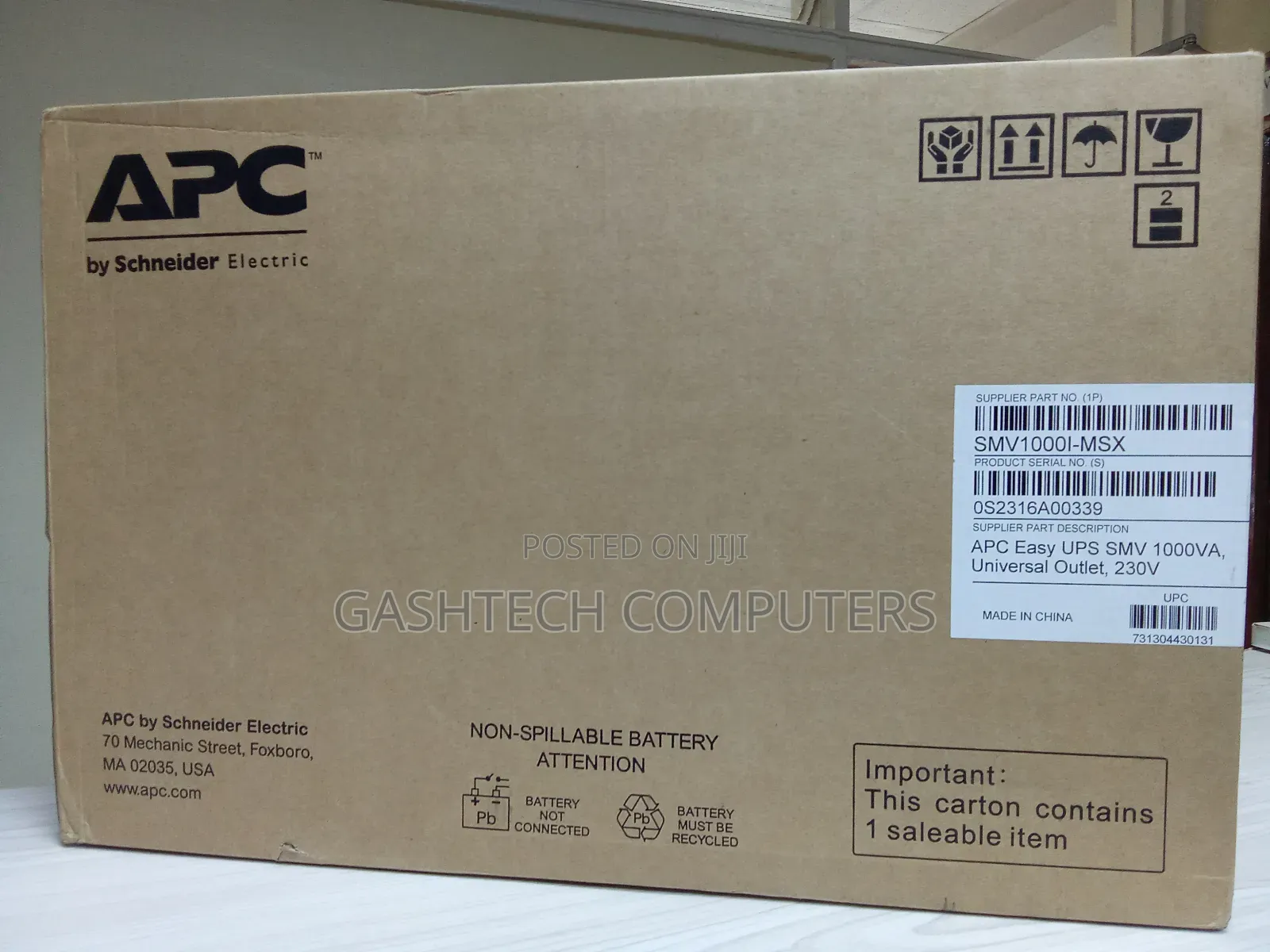 APC SMV 1000 I-MSX Easy UPS