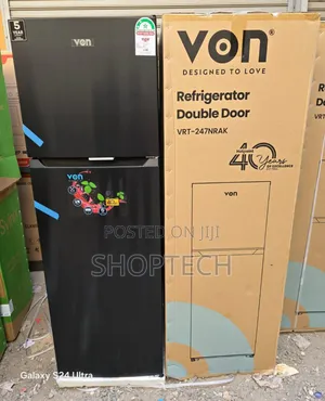 Von 247 Litres Double Door Refrigerator