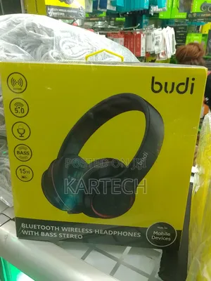 Budi EP50B Bluetooth Wireless Headphones With Stereo Bass