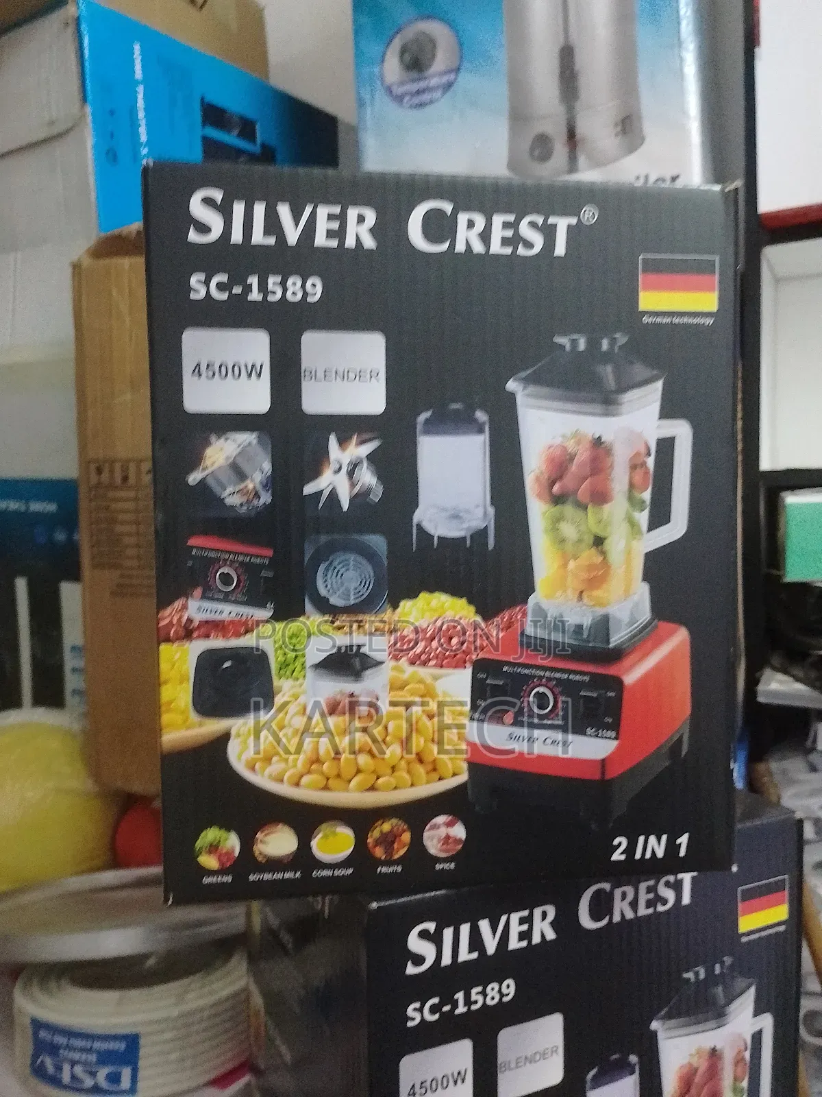 Silver Crest 4500w 2 in 1 Blender With Grinder