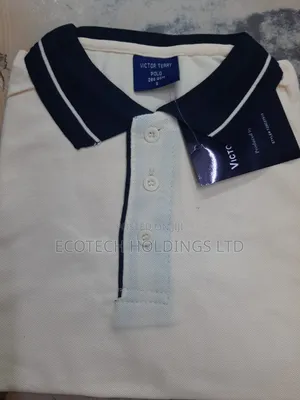 Quality Cream Polo T Shirt Small Size Gf8kj