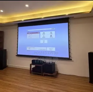 Easily Adjustable Electric Projection Screen
