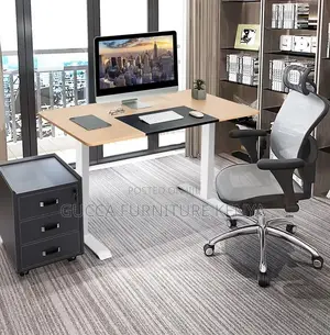 Office Tables:140x70cm Wooden Ergonomic Computer Desk