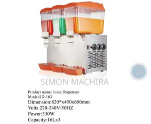 16L Triple Juice Dispenser