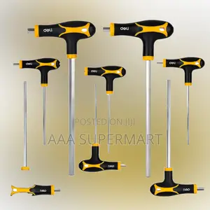 Deli Tools Edl233108 8 PCS T Handle Hex Wrench Set