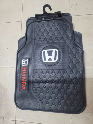 Honda All Weather Dust Mats in White Logo