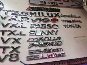 Chrome Silver Different Toyota or Nissan Emblems