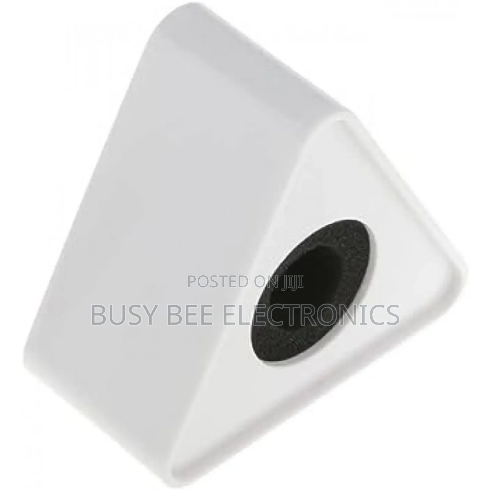 Microphone Mic Flag Triangle White