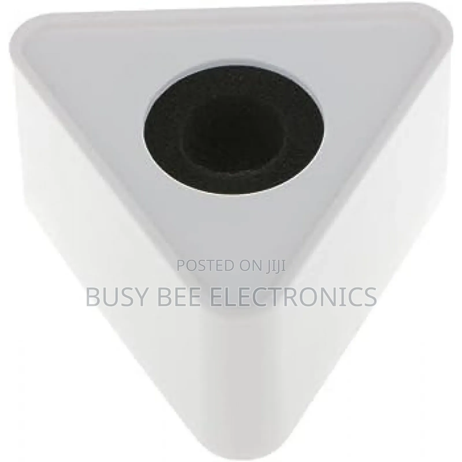 Microphone Mic Flag Triangle White