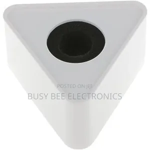 Microphone Mic Flag Triangle White