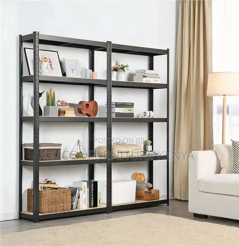 Cabinets:Adjustable Display Rack Garage Shelving Units