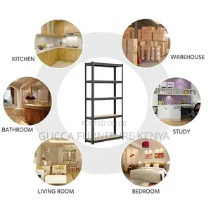 Cabinets:Adjustable Display Rack Garage Shelving Units