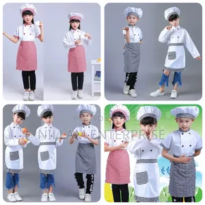 3pcs Children Professional Chef Costume