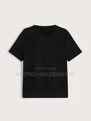 Plain Round Neck T Shirt Small Size Sjk9j