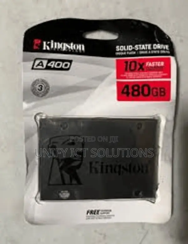 Kingston 480GB A400 SATA3 6gb/S 2.5 Inch Internal SSD