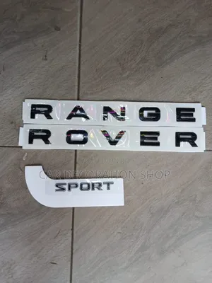 Black RANGER ROVER or SPORT Letters 1700-2500
