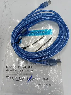 Generic Printer Cable USB 5M
 for All Printers Available