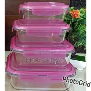 Glass Storage Containers Four PCS
