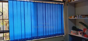 Blinds Fabrics Blue Vertical Blinds