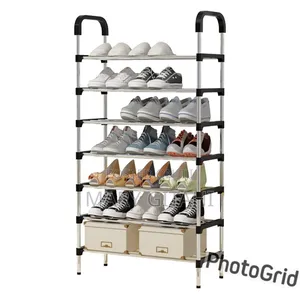 Shoe Rack 7-Tier Mettalic