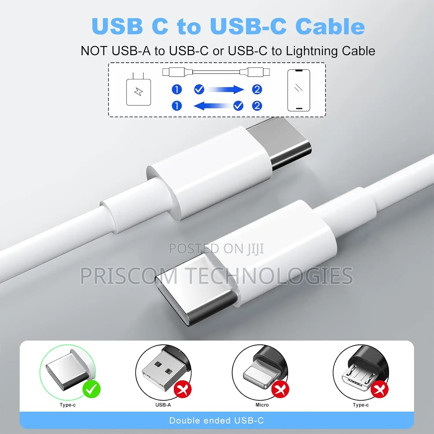 USB C to USB C Cable for Macbook Air Macbook Pro Charger