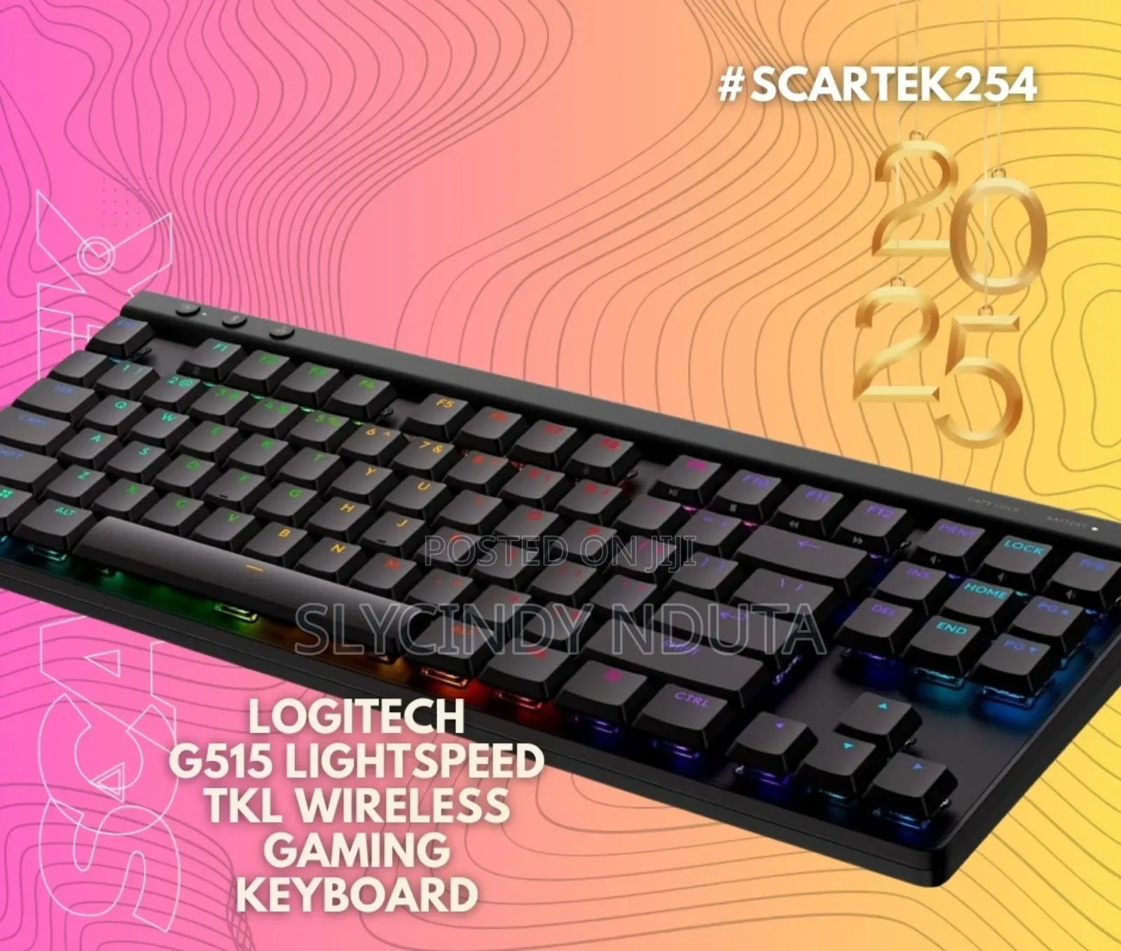 Logitech G515 TKL Wireless Gaming Keyboard