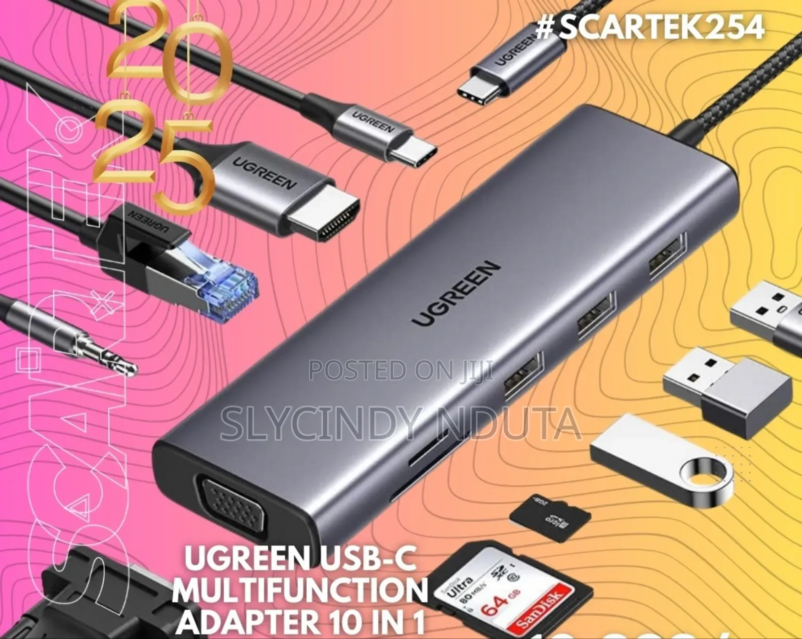 Ugreen USB-C Multifunctional Adapter 10 in 1