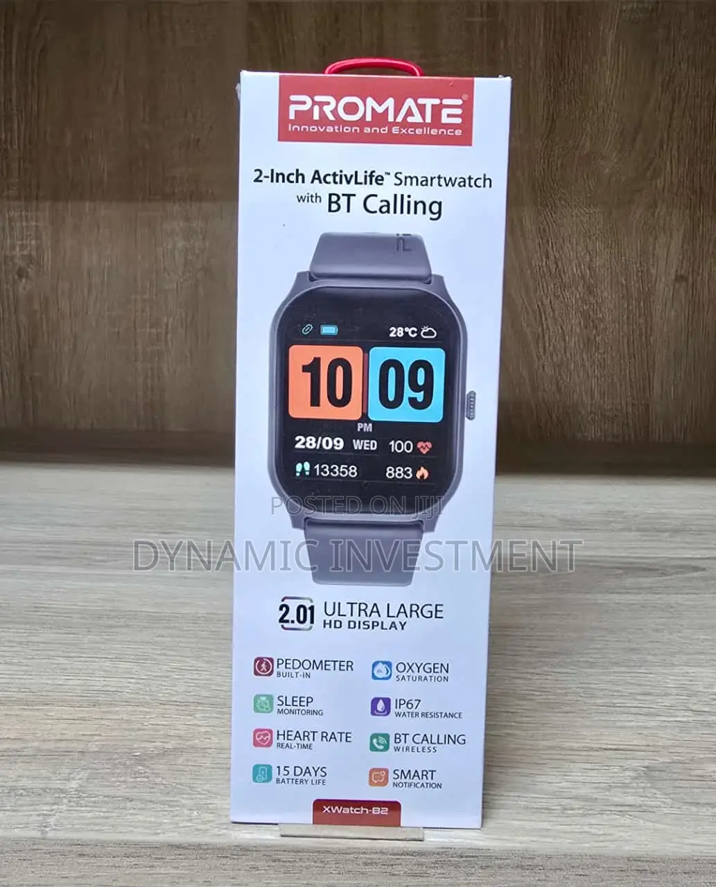 PROMATE 2-Inch Active Life Smart Watch With BT Calling