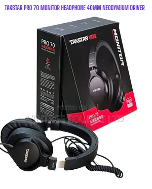 Takstar PRO 70 Monitor Headphones W/Th 40mm Neodymium Driver