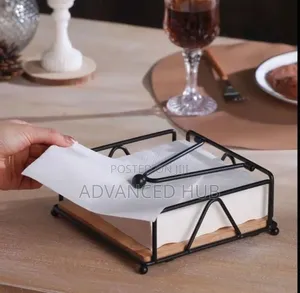 Modern Metallic Serviette Holder